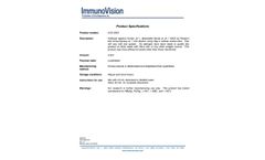 ImmunoVision - Model HJO-0300 - Human Anti-Jo-1 for Western Blots Specifications - Brochure