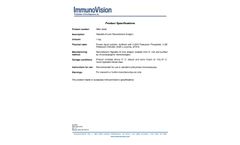 ImmunoVision - Model HBcr-3000 - Hepatitis B Core Antigen Specifications - Brochure