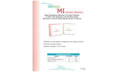 LifeSign - Model MI CK-MB/Myo/TnI - Cardiac Markers For The Rapid Qualitative Detection - SellSheet