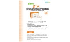 LifeSign - Model Status BTA - Rapid Test For the Qualitative Detection - Brochure