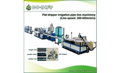 Co-Drip - Model QDCO-DL - Flat Dripper Irrigation Pipe Production Line Machine