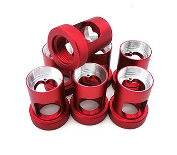 CNC Turning Auto Spare Parts with Red Oxidation