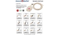 Anacom MedTek - Geriatric Call Cord - Brochure
