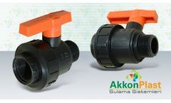 Akkon - Model Ball Valve - Sprinkler Irrigation Systems