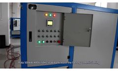 500kW resistive generator load bank structure display, factory test - Video