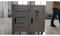 100kW resistive load bank is under factory test - Video