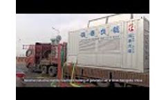 Rata resistive inductive dummy load bank testing of generator set in Inner Mongolia, China - Video