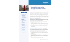 ApiJect - Global Manufacturing Supply Chain Resiliency - Brochure