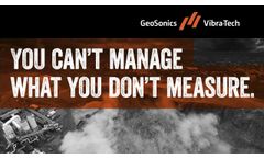GeoSonics/Vibra-Tech: You Can`t Manage What You Don`t Measure for Aggregate Industry - Video