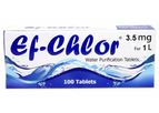 Ef-Chlor - Model 3.5 Mg - Water Purification & Disinfection Tablets for 1 Litres Water