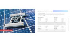 hyCLEANER - Model solarROBOT - Solar Panel Cleaning Robot Datasheet