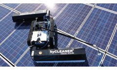 hyCLEANER - Model SOLAR facelift - Solar Panel Cleaning Robot