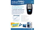 EmbracePRO - Blood Glucose Meter - Brochure