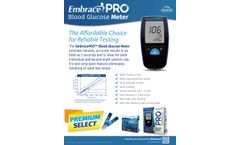 EmbracePRO - Blood Glucose Meter - Brochure