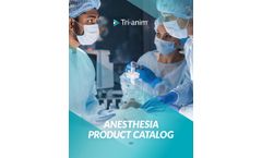 2022 Anesthesia Product Catalog