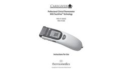 Caregiver - Clinical-Grade Non-Contact Thermometer Instructions for Use - Brochure