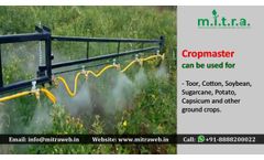 Cropmaster Boom Sprayer | Best for spraying in Toor, Cotton, Soybean, Sugarcane, Potato, Capsicum - Video