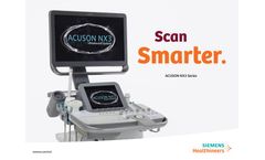 Siemens - Model Acuson NX3 - Ultrasound System - Brochure