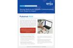 Anju - Version Pubstrat MAX - Medical Communication Process Software- Brochure