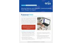 Anju - Version Pubstrat MAX - Medical Communication Process Software- Brochure