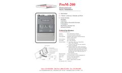 ProMed - Model ProM-200 - Transcutaneous Nerve Stimulator - Brochure