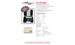 ProMed - Model ProM-660 - Ultrasound Therapy Device - Brochure