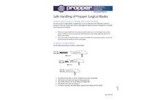 Propper - Stainless Steel Sterile Surgical Blades - Brochure