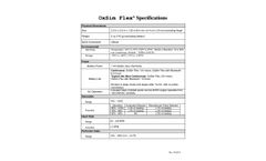 OxSim Flex - Model SpO2 -OX-2 - Simulator (Pulse Oximeter Tester) - Specifcations - Brochure