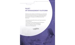 Endpoint Clinical - Version PULSE - Enterprise-Level IRT Management Platform - Brochure