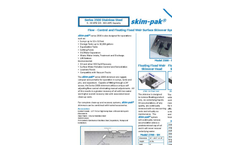 Skim-pak - Model 2500 Series - Stainless Steel Flow - Control and Floating Fixed Weir Surface Skimmer Systems - Brochure