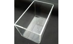 Telling quartz - Model quartz instrument - Transparent Quartz Glass Tank Square Hydraulic Cylinder