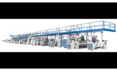 High Speed 5 Layers Corrugated Cardboard Production Line - Video