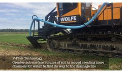 Wolfe Tier 4 Double Link V-Plow - Video