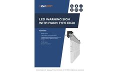 Evikon - Model EK30 - Light Module With Visual And Sound Alarm - Datasheet