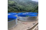 Reliance - China Manufacturer Waterproof PVC Tarpaulin Biofloc Fish Tank Folding Tilapia Fish Farming Tank