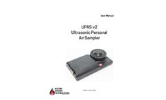 UPAS v2 Ultrasonic Personal Air Sampler - User Manual