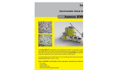 hamos - Model KWS-PET - Metal/PET Electrostatic Separators - Brochure