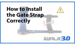 iWALK3.0 Support - How to Install the Gate Strap - Video