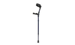 Walk Easy - Model 495 - Adult Forearm Crutch, Anatomic Grip, Adjust. Full Cuff (pr)