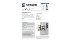Small Lab Series Steam Sterilizers - General Specifications 