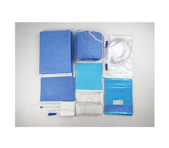 C&P - Model TA021-4J - SMS Nonwoven Disposable Dental Oral Surgical Drape Pack