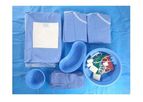 C&P - Model TTA001 - Medical Supplies Sterile Surgical Angio Operation Drape Pack