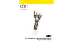OIC - DRPx - Locking Distal Radius and Dorsal Spanning Surgical - Technique Guide