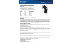 Advanced Orthopaedics - Model L1832 and L1833- 933-935-937-938-939-939-9 - TM Wrap-Around Hinged Knee Brace - Brochure