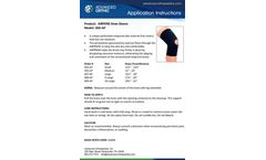Advanced-Orthopaedics - Model L1825 -303-305-307-308-309-AP - Airprene Knee Sleeve- Brochure