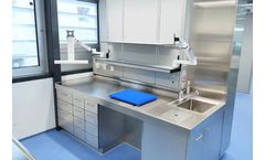 Gasser Apparatebau - Sample Preparation Station with Service Cell at the Back