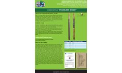 Cassi - Stainless Wooden Pole - Brochure