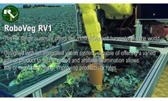 RoboVeg RV1 Harvester Specifications - Video