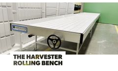 Harvester Standard Rolling Bench & Modular Tray Features - Video