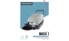 Mach - Model 1 - Only Walk Behind Vacuum Sweeper - Brochure